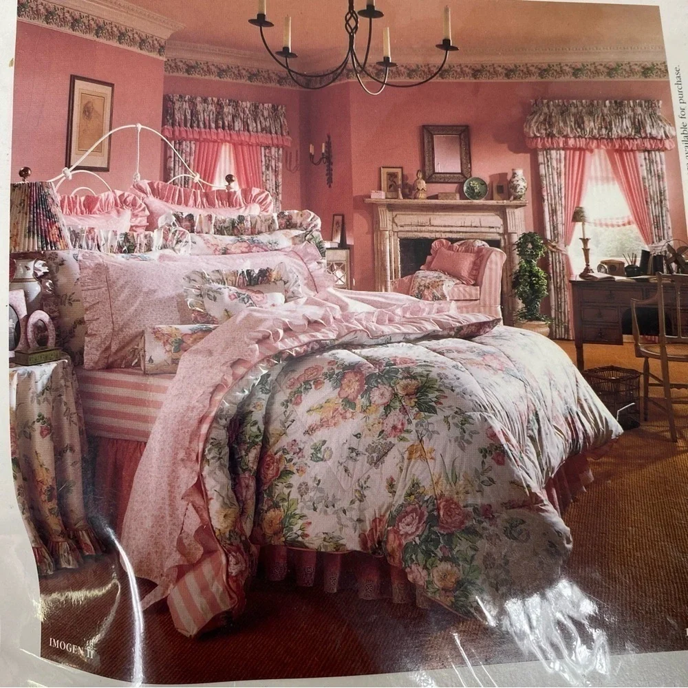 Laura Ashley blouson Imogen II print valance 86 x 15